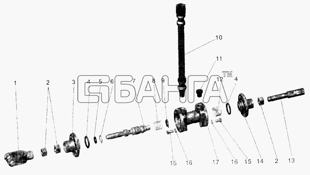 АМАЗ МАЗ-107 Схема Клапан-157 banga.ua